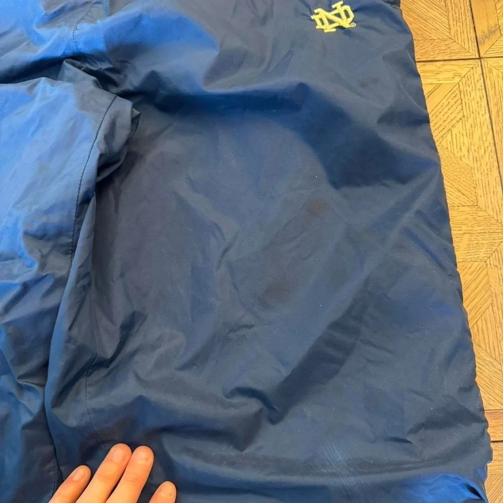 Vintage Adidas team navy Notre dame track pantsSize M